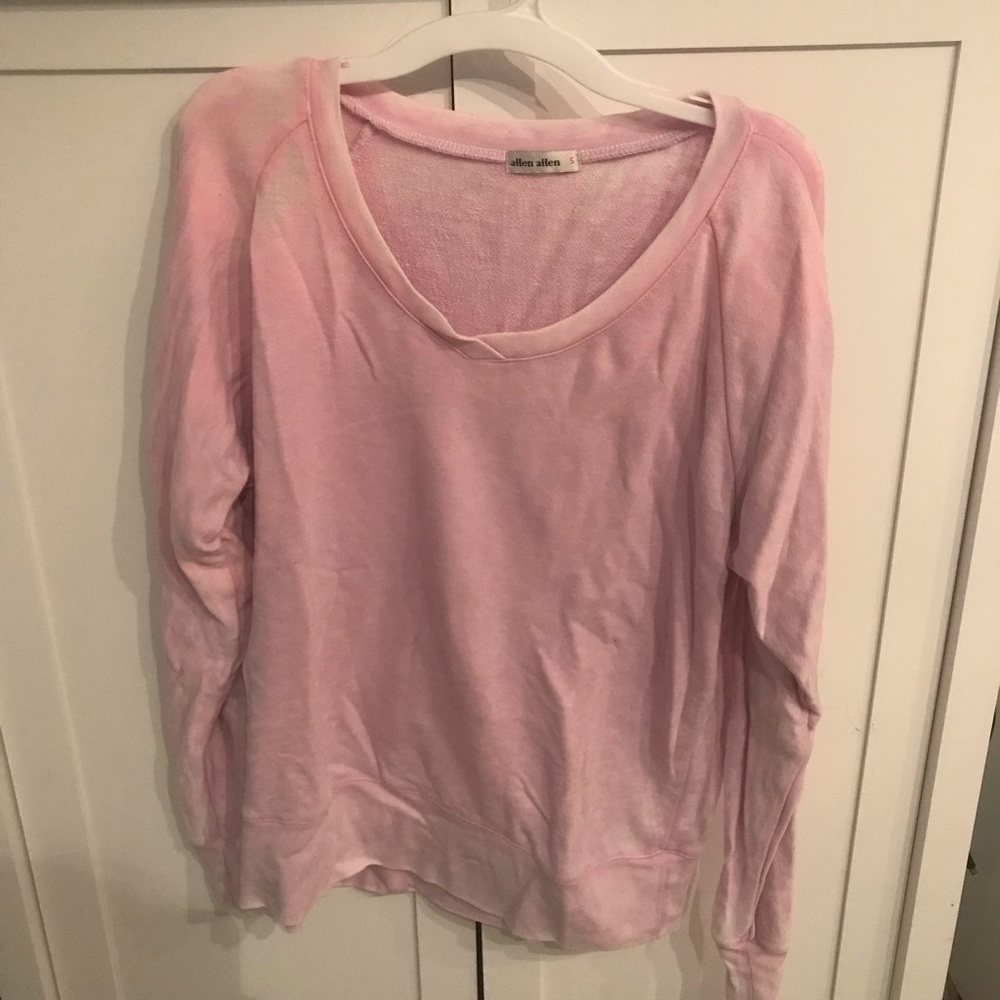 Allen Allen pink light sweater